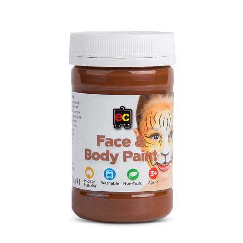 Face and Body Paints Brown 175ml EC